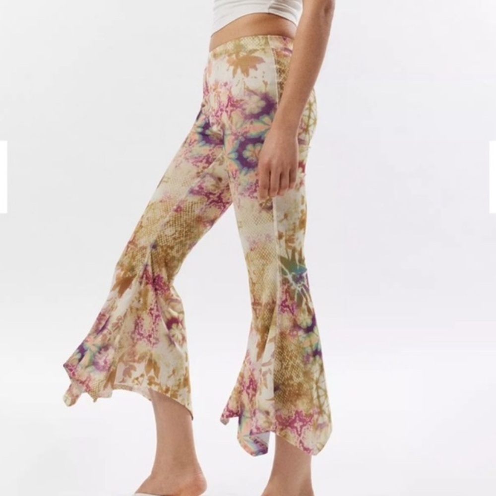 SILENCE + NOISE TINA CROPPED FLARE PANTS SIZE XS NWOT - Picture 3 of 6